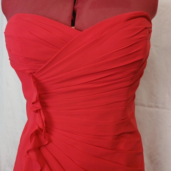 Strapless Gown w Corset Back - Picture 2 of 9